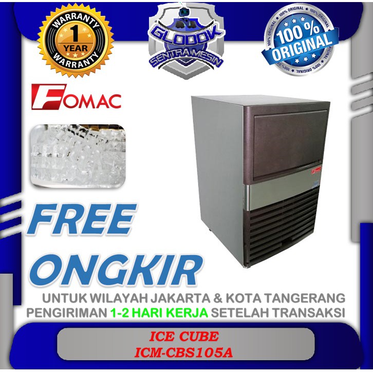 Fomac ICM-CBS105A Mesin Pembuat Es
