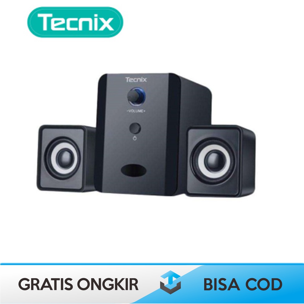 SUBWOOFER SPEAKER BLUETOOTH TECNIX SPK-B080 2.1 CHANNEL USB FOR LAPTOP