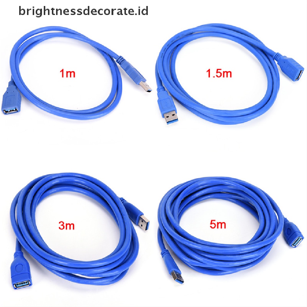 [birth] USB 3.0 A Male To Female Extension Cable USB Cable Cord Extender For PC Laptop [ID]