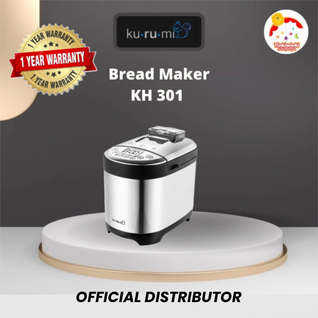 Kurumi Home Bread Maker (Mesin Pembuat Roti) Kh 301