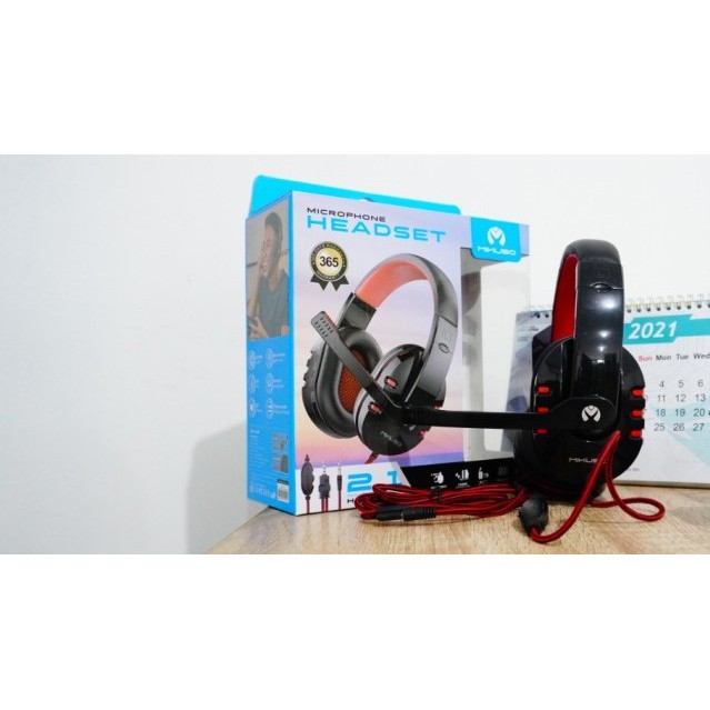 Headset gaming With Mic Mikuso HP-118 Headphone Gaming With Mic