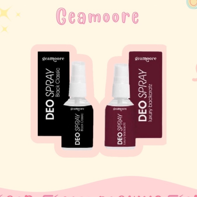 FANCYGIRL - DEO SPRAY GEAMOORE LUXURY BACARATZ | WITH TAWAS EXTRACT BPOM 30ML | DEODORANT SPRAY 30ML