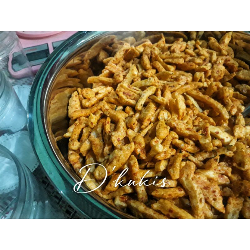 

Basreng Pedas Daun Jeruk 500gram