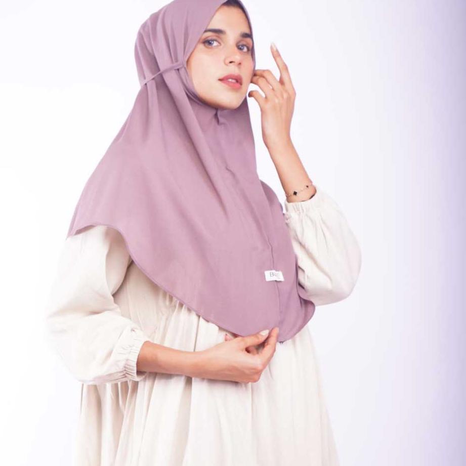 ❊ Bugis Hijab - Bergo Maryam Polos Ukuran M - Hijab Instant ♥