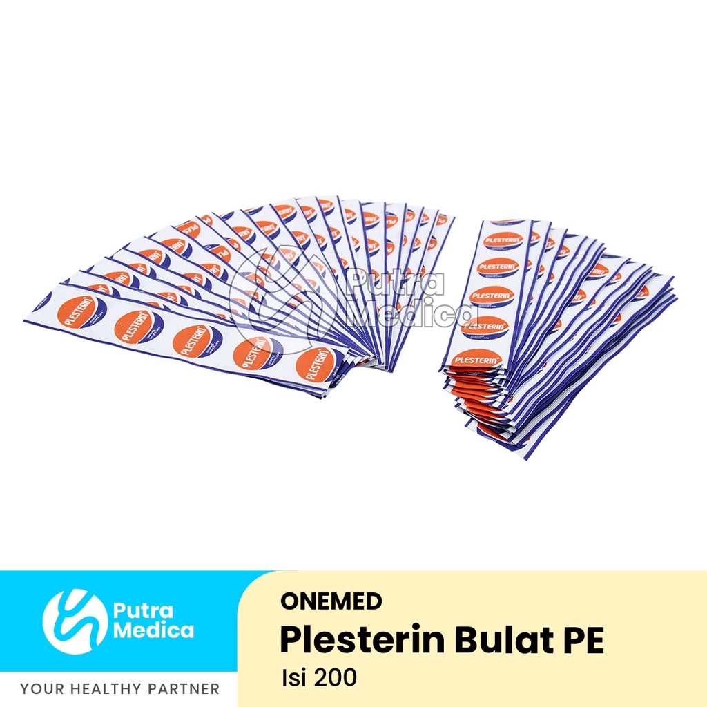 Onemed Plesterin Bulat PE - 1 Box / Plester Transparan / Plaster Tahan Air