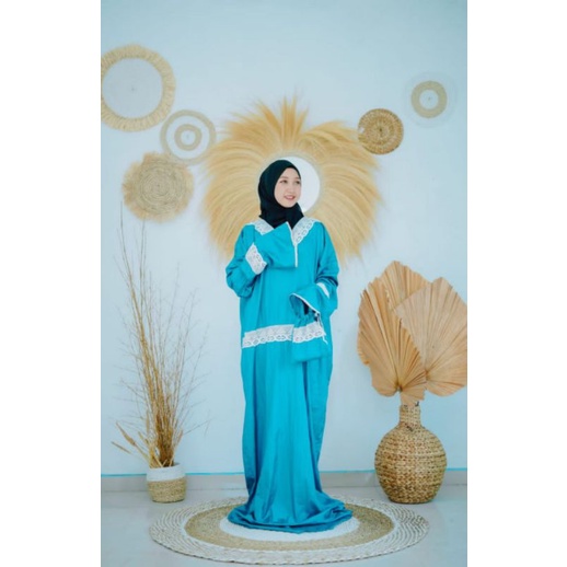 [COD] Mukena Abaya Parasut HANUM mukena abaya sholat dewasa mukena anak mukena traveling mukena teru