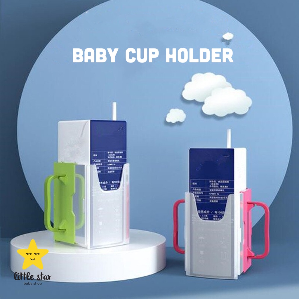 Pegangan Jus Susu Kotak | Milk Juice Box Holder | Wadah Minuman Kotak | Baby Cup Holder