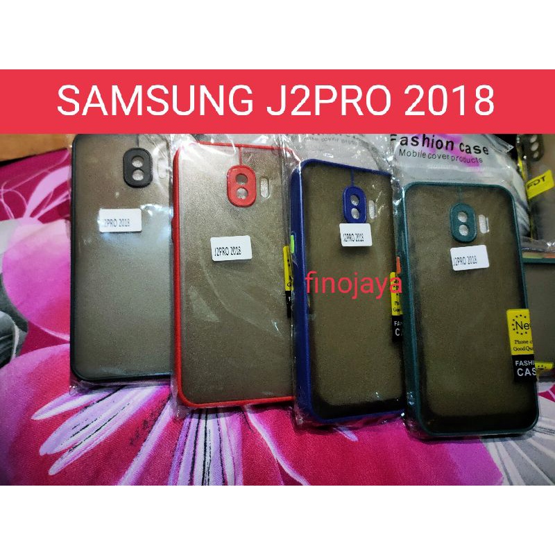 Case Aero My choice Samsung J2 Pro 2018 Silikon Dove Pelindung Camera