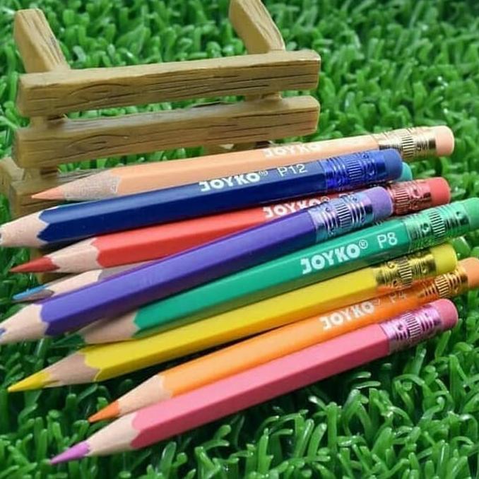 

cusss order] Joyko Erasable Pensil Warna Pendek 12 Bisa Dihapus Short CP-120 CP120