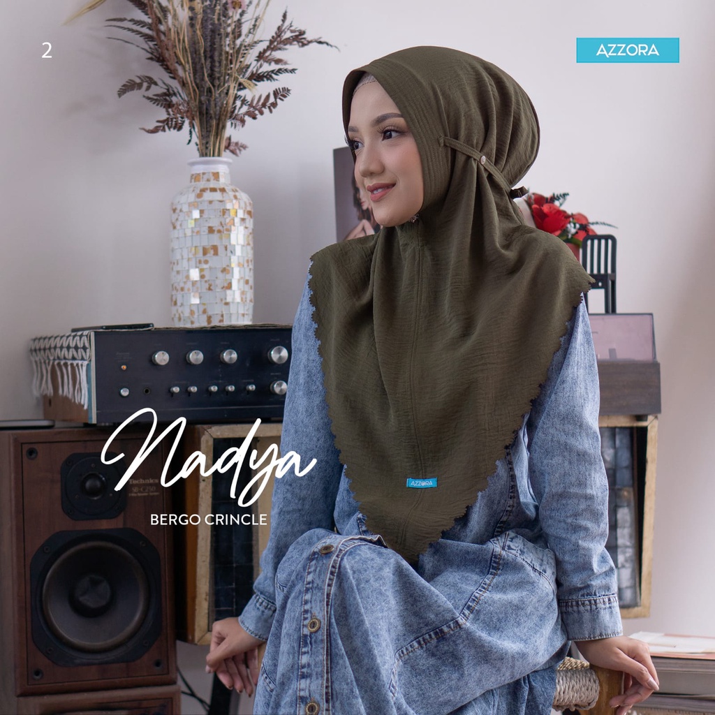 Jilbab Instan Bergo Nadya Nadia Ori Azzora-ARMY