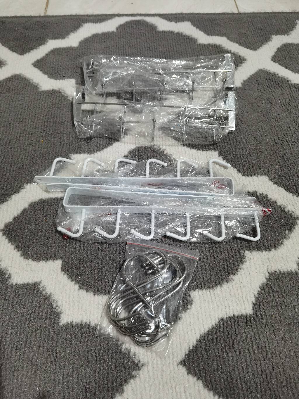 Gantungan Serbaguna Bentuk S Di Lemari, Dapur, Kamar Mandi, Dsb