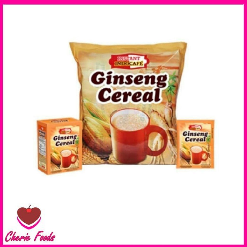 

Indocafe Gingseng cereal/sereal Gingseng kemasan/makanan sereal gingseng indocafe