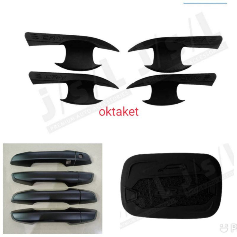 paket outer handle tank cover hitam CRV 2017 JSL