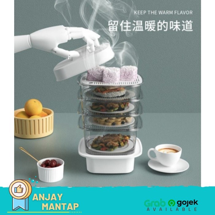 MoveAble Food Layers - 6 Layers Tetap Panas - Anti Lalat Anti Debu