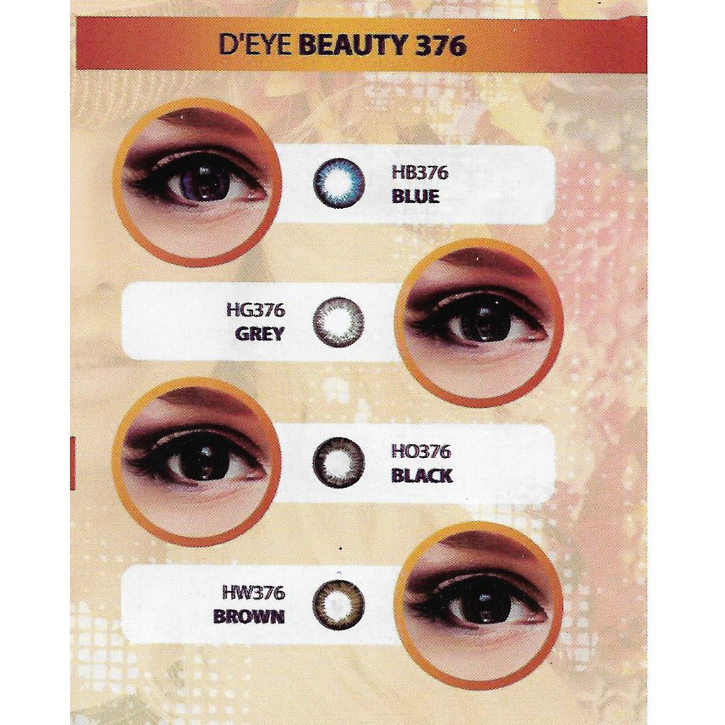 Softlens d'eye/d eye Beauty (hanya normal)