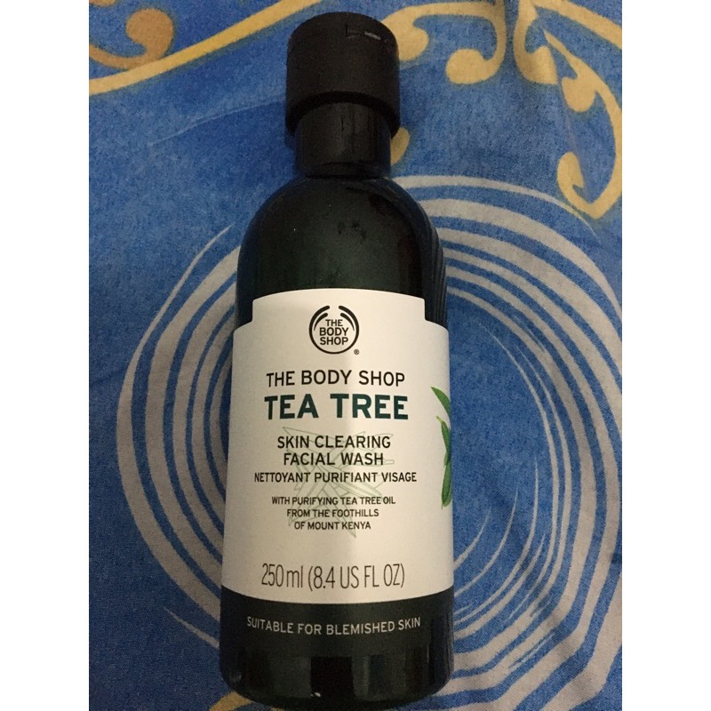 facial wash tea tree the body shop