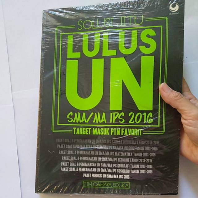 Buku Solusi Jitu Lulus UN SMA/MA IPS 2016 Target Masuk PTN Favorit