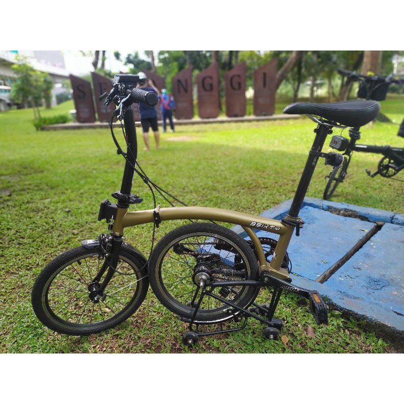 sepeda lipat 3sixty 2020 Black Edition