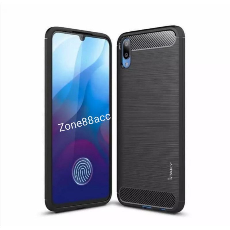 VIVO Y91C Y93 Silicon Case Softcase iPAKY Carbon Casing Cover TPU