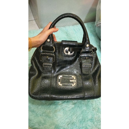 Preloved Tas Guess Original Croco
