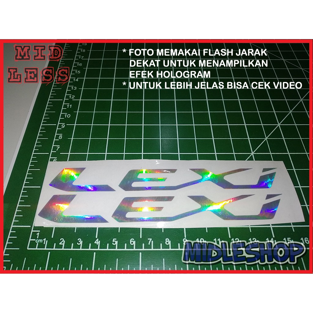 

Cutting Stiker Hologram Lexi Isi 2