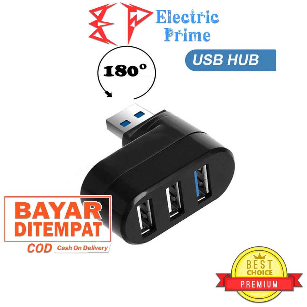 USB Hub 2.0 3.0 Splitter Fast Charging Mini Adapter TRIPLEDI PC Laptop