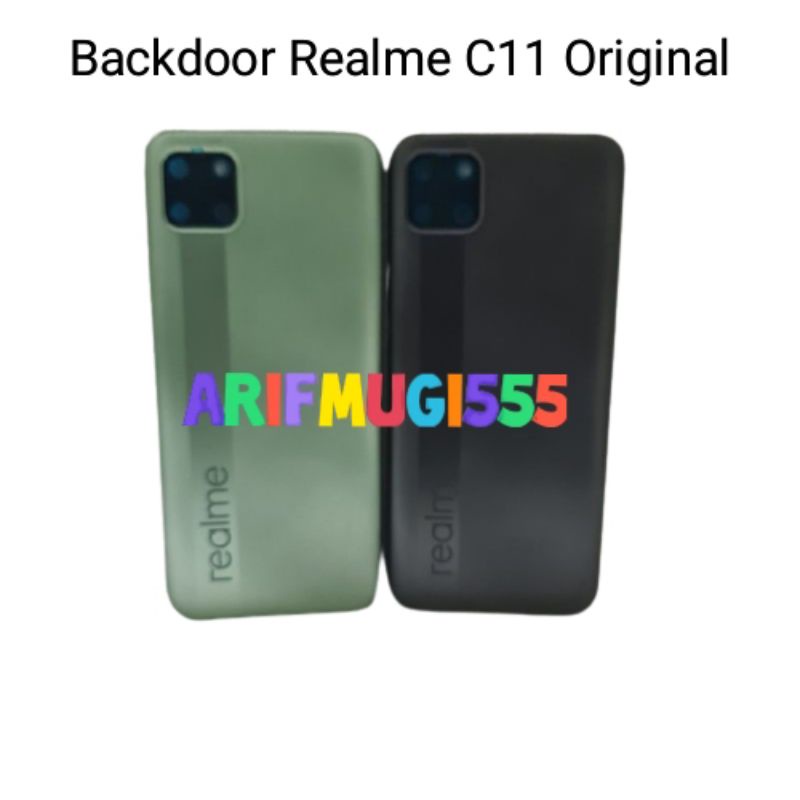 Tutup Belakang Backdoor Back Cover Kesing Casing Housing Realme C11 Original