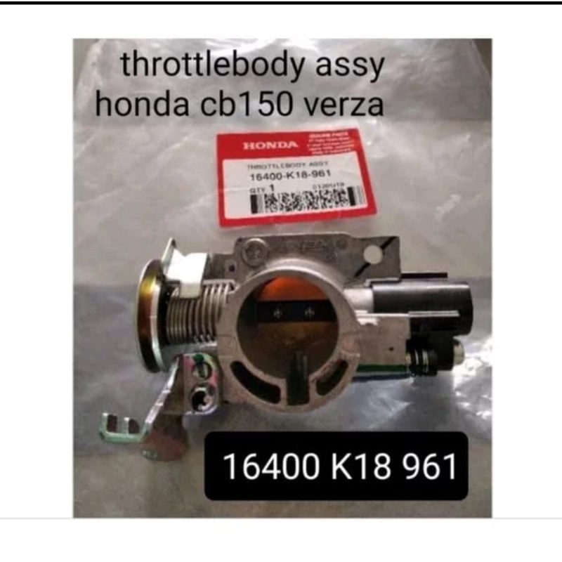 16400-K18-961  throttle body cb verza 150