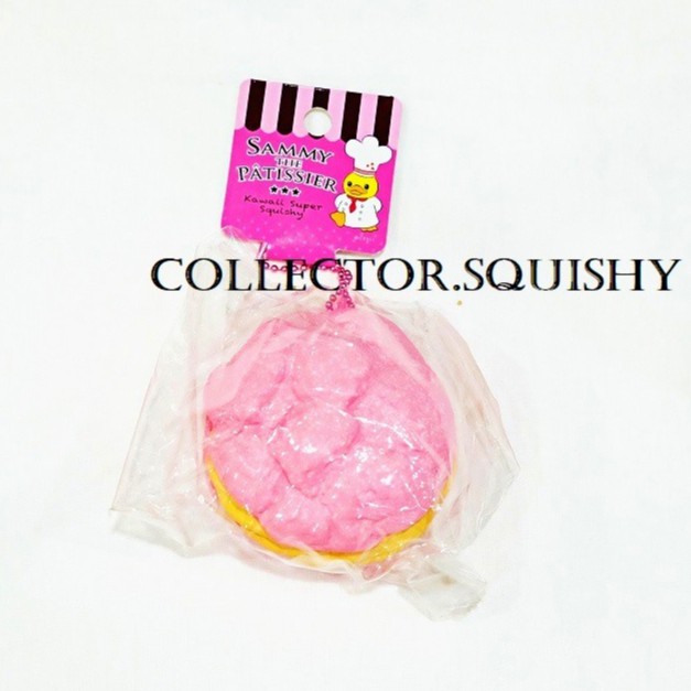 RARE SAMMY THE PATISSIER CREAM PUFF PINK SQUISHY