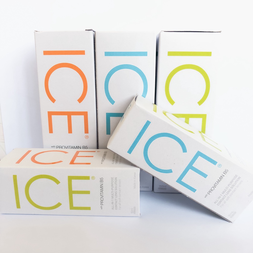 [✅COD]Air Softlens ICE 60ml / Cairan Softlens ICE 60ml / Air Pencuci Softlens