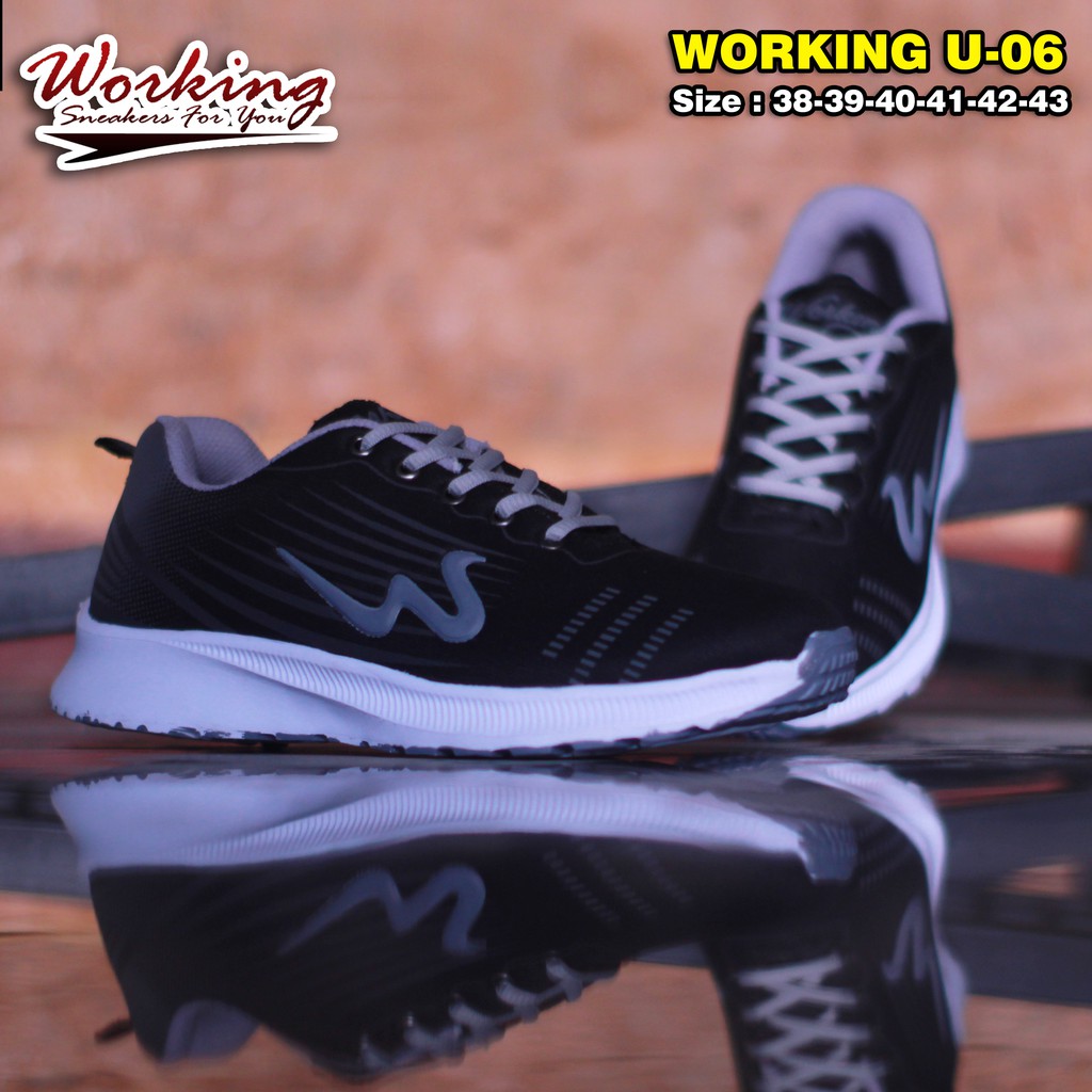 Sepatu Pria Running Working U-06