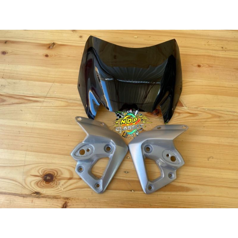 VISOR TIREV KACA VISOR TIGER REVO SET DUDUKAN BREKET LAMPU TIGER REVO TIREV PNP MEGAPRO
