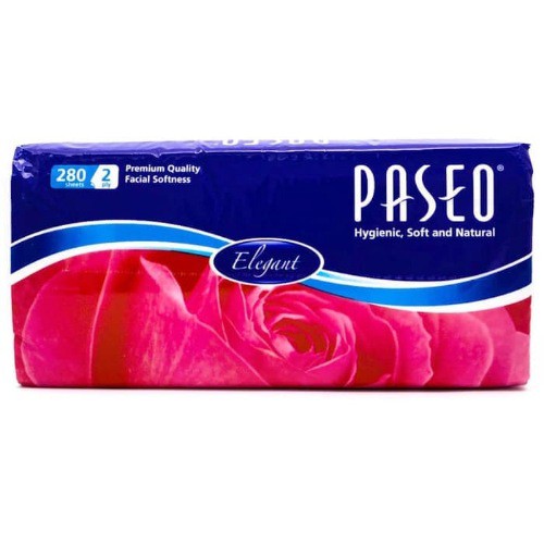 PASEO Elegant Tissue Facial Soft Pack 280's 2ply / Tisue / Tisu Wajah