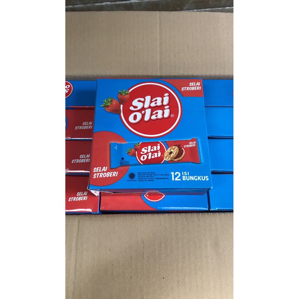 

SLAI OLAI 1 PAK BOX DUS 12 PCS BKS SELAI STROBERI STRAWBERRY OLAI