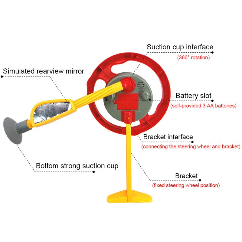 suction cup steering wheel