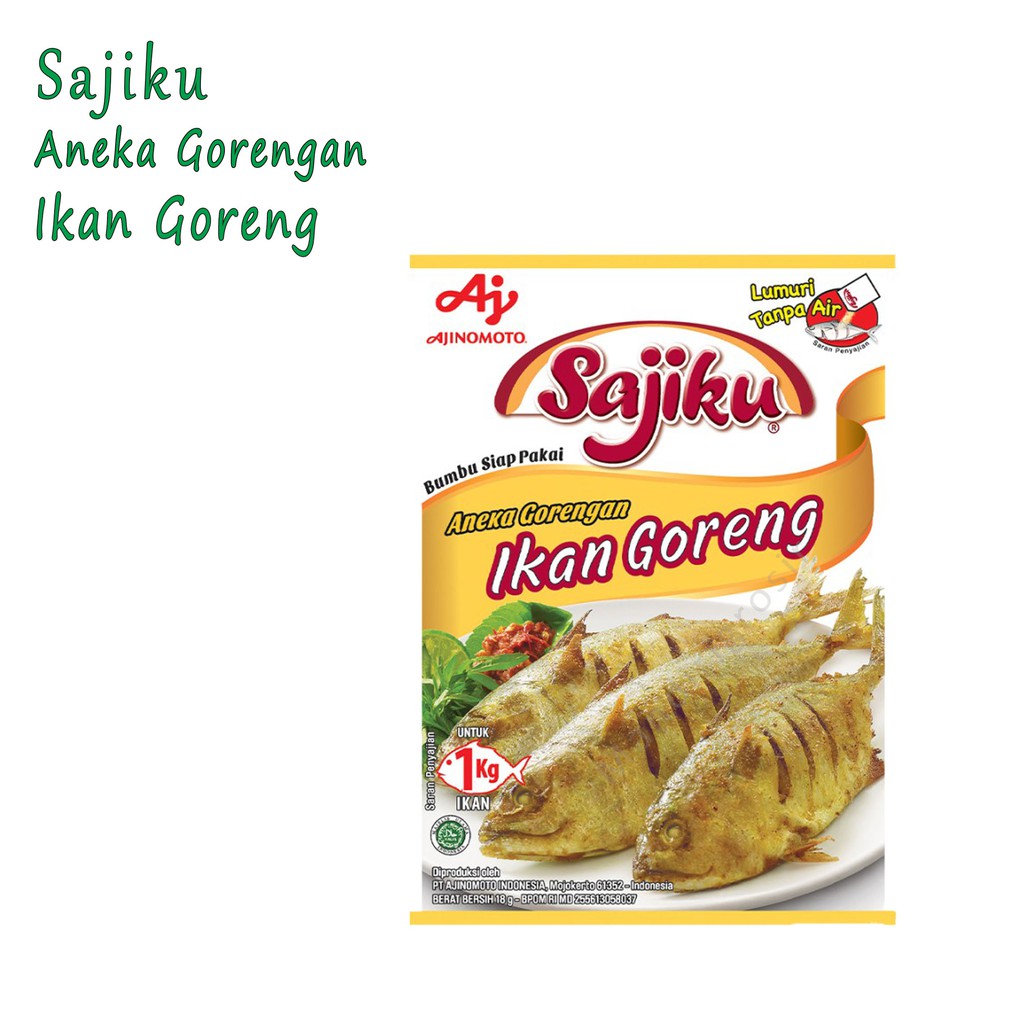 BUMBU * ANEKA IKAN GORENG * SAJIKU * 18g