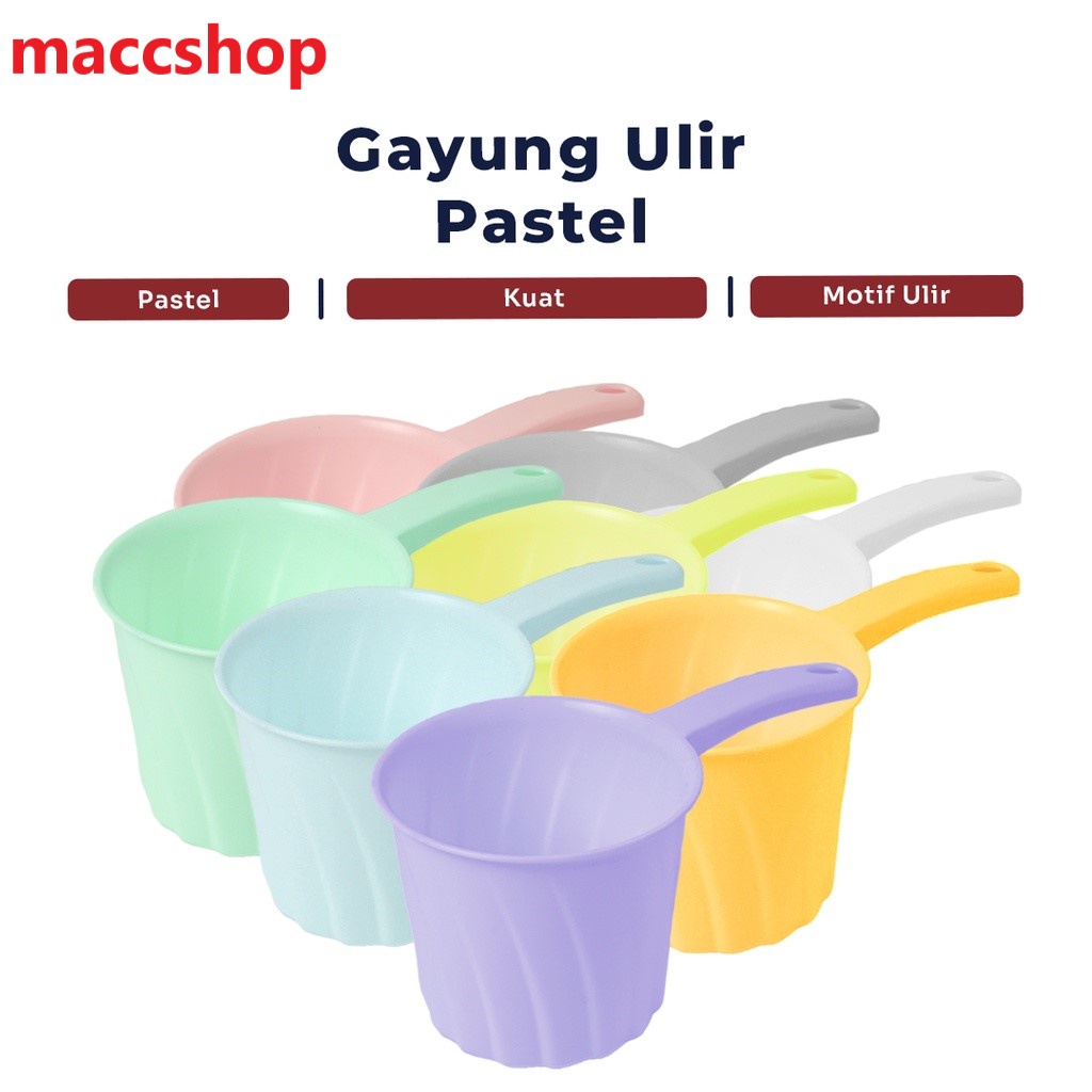 GAYUNG MANDI ULIR MACARON PASTEL ORI