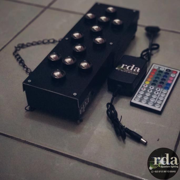 dijual lampu aquarium laut/led aquarium laut 12 x 3w unggulan
