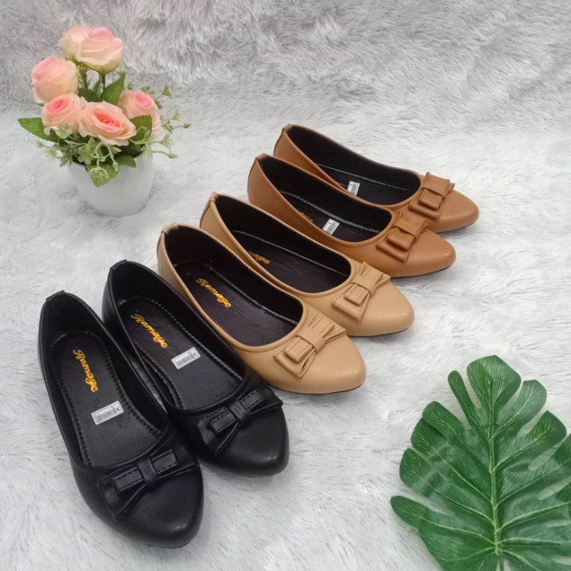 FLAT SHOES SEPATU WANITA SOL KARET H11 SIZE 37 / 44