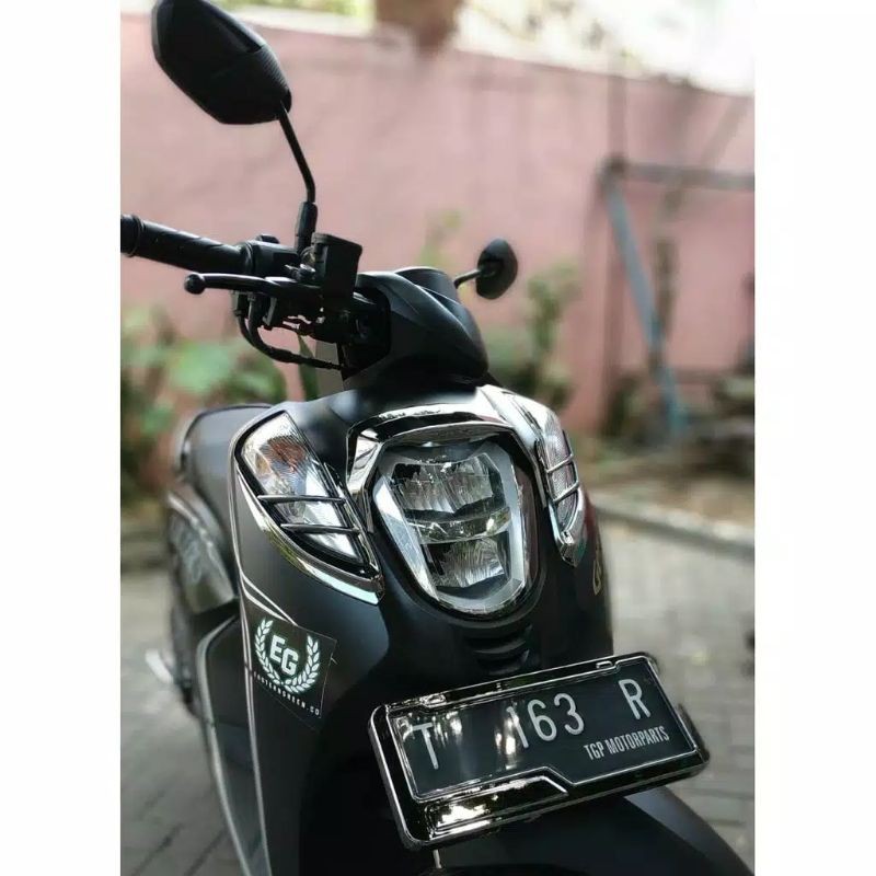 Garnish lampu depan honda Genio TGP/ garnis cover list