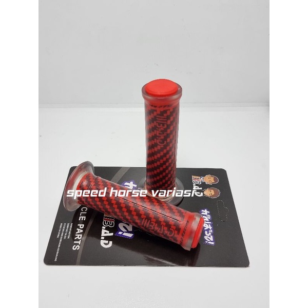 H0008] handgrip  karbon / grip carbon IBAD  + tutup termurah