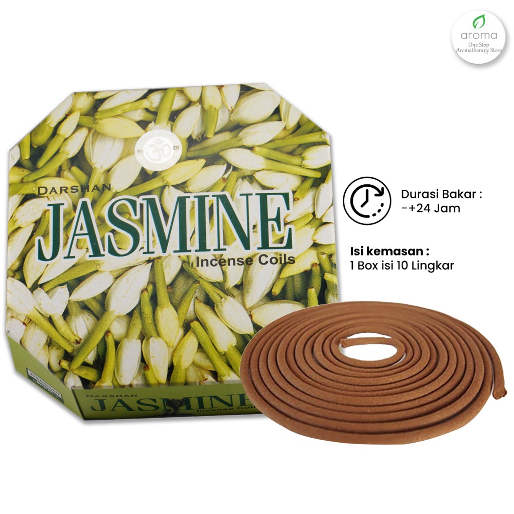 Dupa India (Aromaterapi) Coil - Jasmine