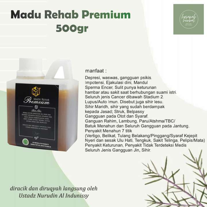 

Madu Rehab Premium 500gr