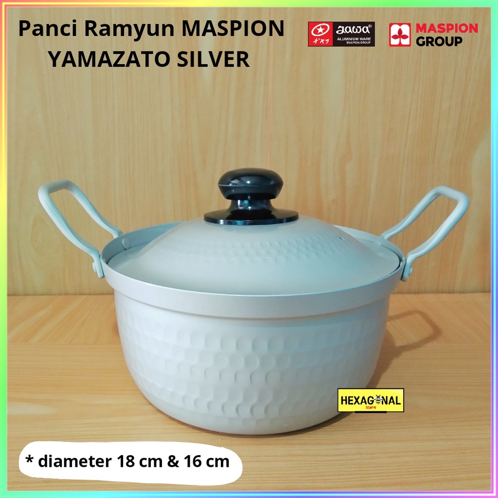 Jual Panci RAMEN MASPION Yamazato Silver / Panci Mie korea RAMYUN ...