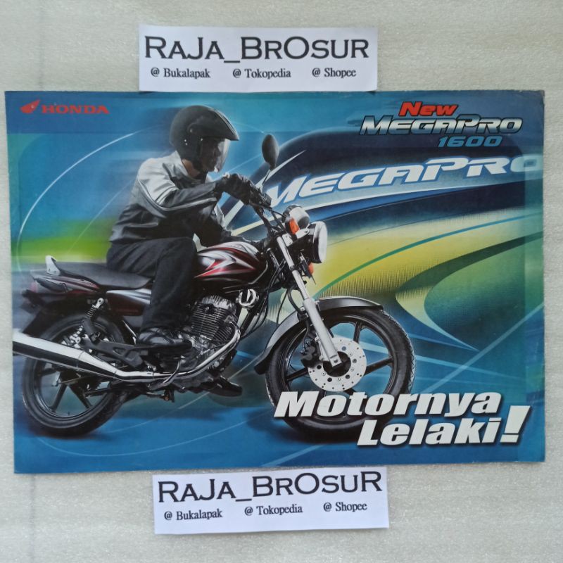 Poster brosur katalog leaflet Honda New MegaPro1600 2005