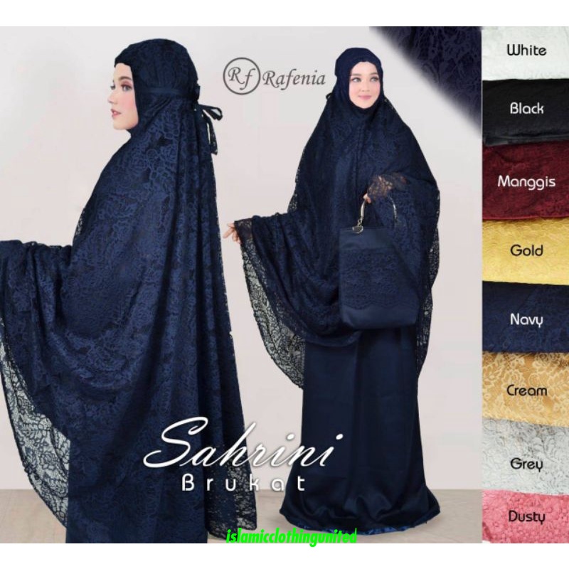 mukena brukat rafenia - EVR