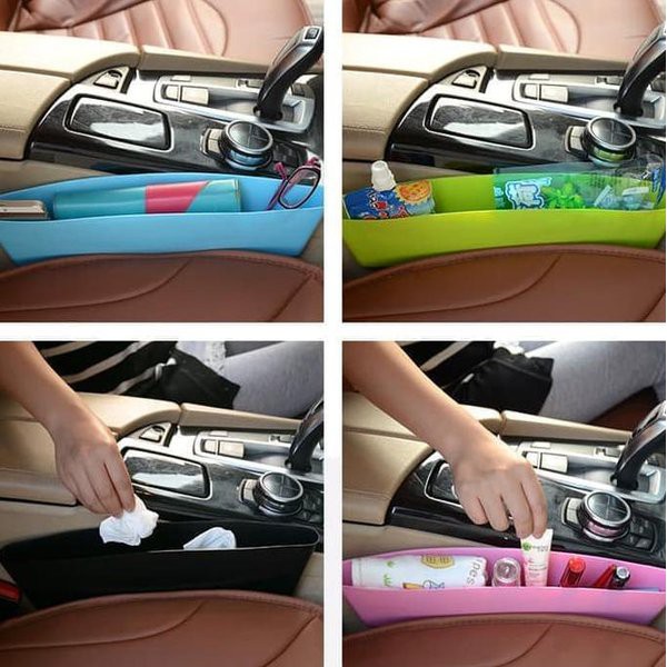 TERLARIS!!! Catch Caddy Car Seat Pocket Organizer Tas Dompet Gadget Barang Mobil