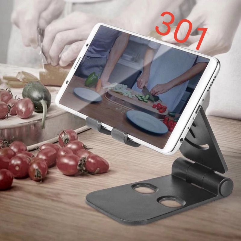 Holder Tab Tablet Handphone Smartphone HP Stand Standing meja dudukan Lipat 2in1 phone Fashion