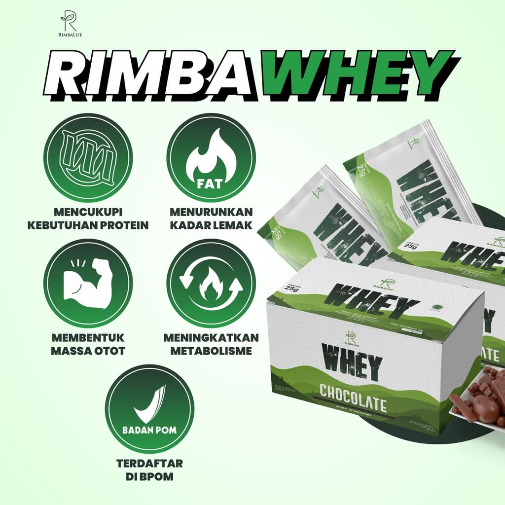 RIMBALIFE Rimba Whey 3lbs 3lb Free 3 Sachet Rimba Whey PROMO