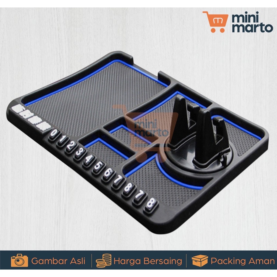 Holder HP Mobil Anti Slip Mobil dan Mounting Handphone Mobil Multifungsi Minimarto